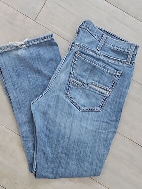 Cinch Light Blue Straight Leg Men's Jeans